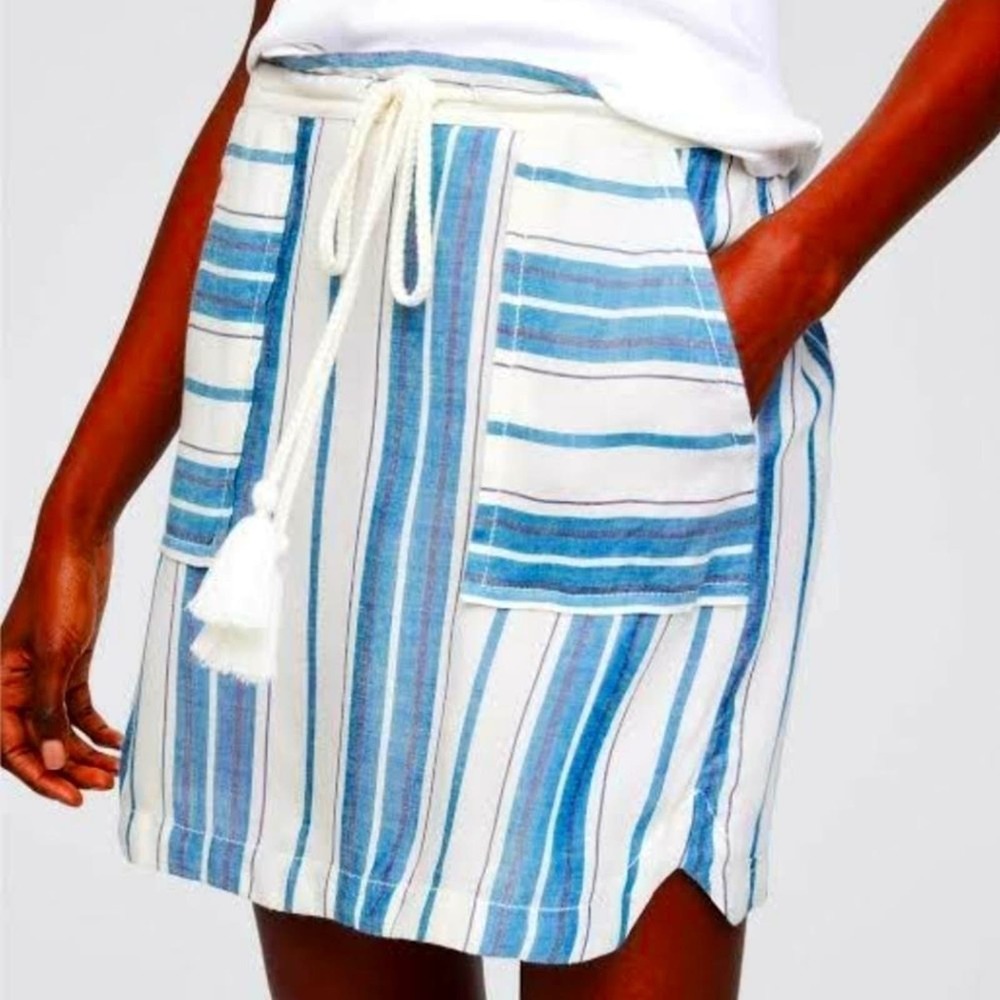 Loft Striped Beach Skirt, size S